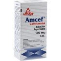 Amcef 500 mg (solución inyectable) IM