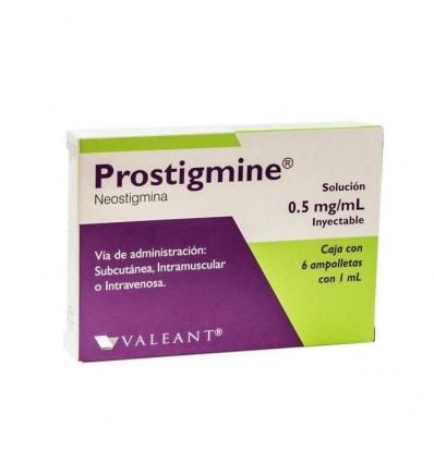 Prostigmine 0.5mg/ml c/6 amp