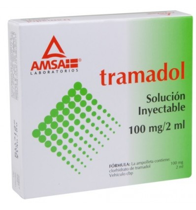 Tramadol 100mg / 2ml c/5 inyectable