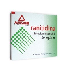 Ranitidina 50 mg solución inyectable