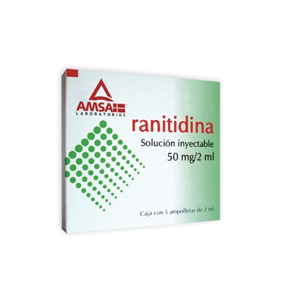 Ranitidina 50 mg solución inyectable
