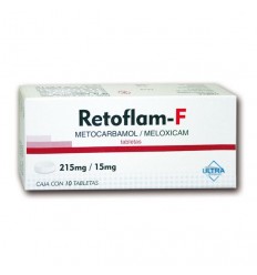  Retoflam-F c/ 10 (Metocarbamol 15 mg / Meloxicam 215 mg)