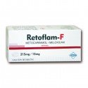  Retoflam-F c/ 10 (Meloxicam 15 mg / Metocarbamol 215 mg)