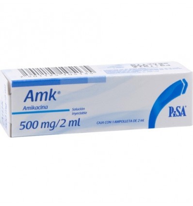 Amk 500 mg / 2ml (Amikacina) Inyectable