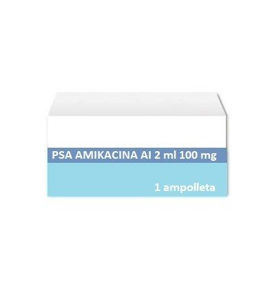 Amikacina AI 2 ml 100 mg c/1 ampolleta