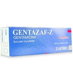 Gentazaf-Z 80 mg/2 ml lnyectable c/1 ampolleta
