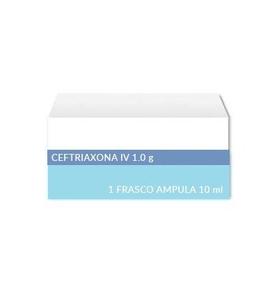Ceftriaxona IV - 1g 10 ml