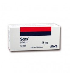 Difenidol 25 mg c/30 tab. Son's
