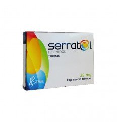 Serratol (Difenidol) 25 mg c/30 tab. 