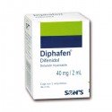 Diphafen (Difenidol) Inyectable 40 mg / 2 ml c/2 amp
