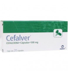 Cefalver 500 mg c20 cap.