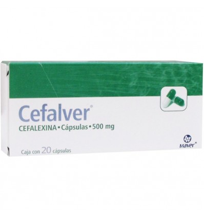 Cefalver 500 mg c20 cap.
