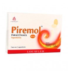 Piremol supositorios c/3 (Paracetamol 300 mg)