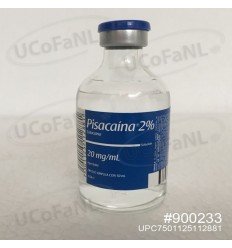 Pisacaina 2% 20 mg / ml (Lidocaina) frasco con 50 ml