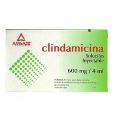 Clindamicina 600mg/4ml c/1 amp 