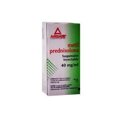 METILPREDNILSOLONA 40mg/ml Solución Inyectable