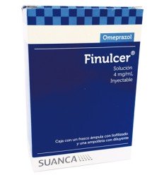 Finulcer Omeprazol 40 mg/ml solución inyectable