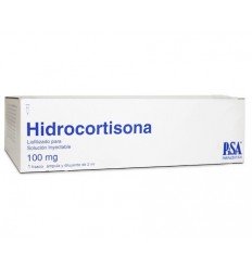 Hidrocortisona 100 mg / 2 ml 1 pza.